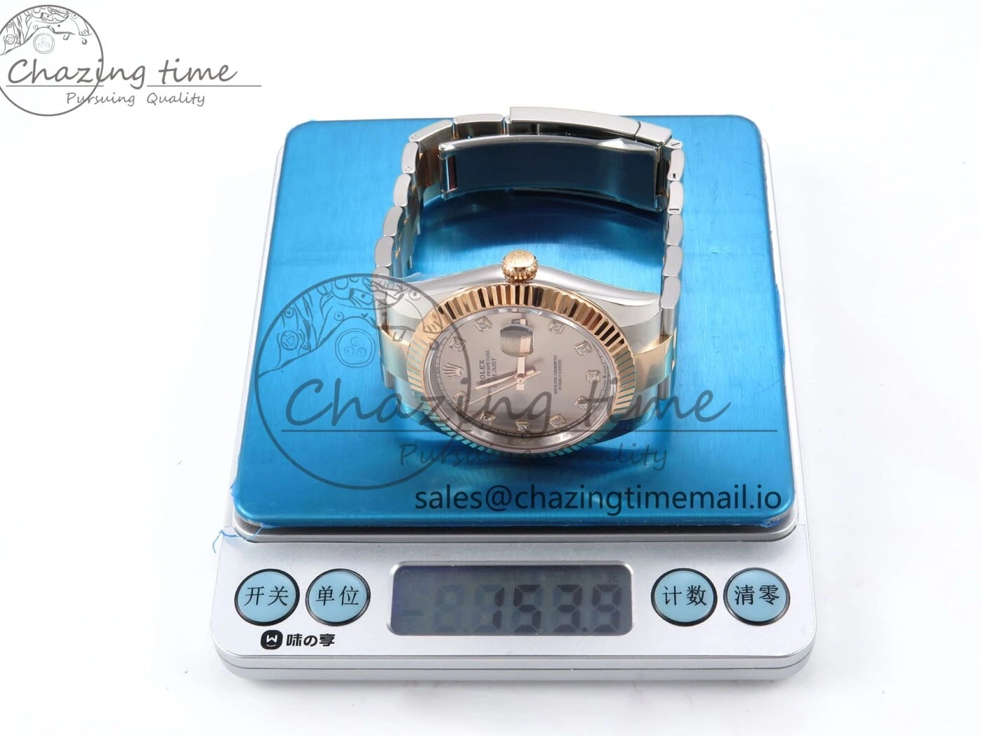 1:1 126331 Bracelet RG 904L DateJust Oyster SH3235（Gain on SS RG 41 Best Edition Steel Weight） Diamonds Dial ARF 0414